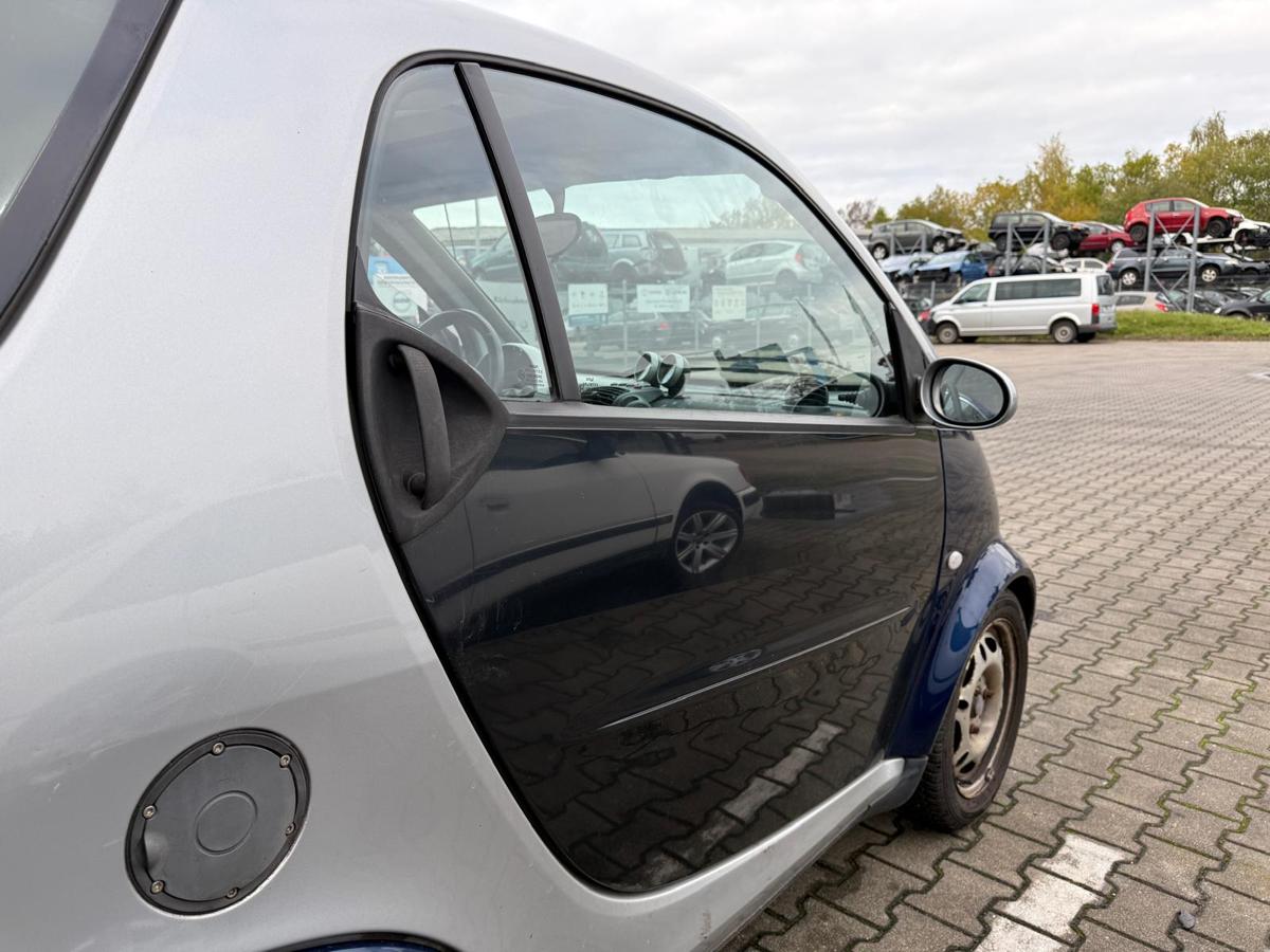 Smart ForTwo Coupe 450 original Tür rechts schwarz Rohbau BJ03